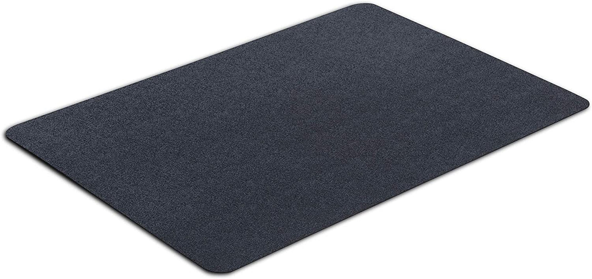 Versatex Multi-Purpose Recycled Rubber Floor Mat for Indoor or Outdoor Use, Utility Mat for Entryway, Tool Bench, Garage, Under-Sink, Patio, and Door ; 24" X 36", Black