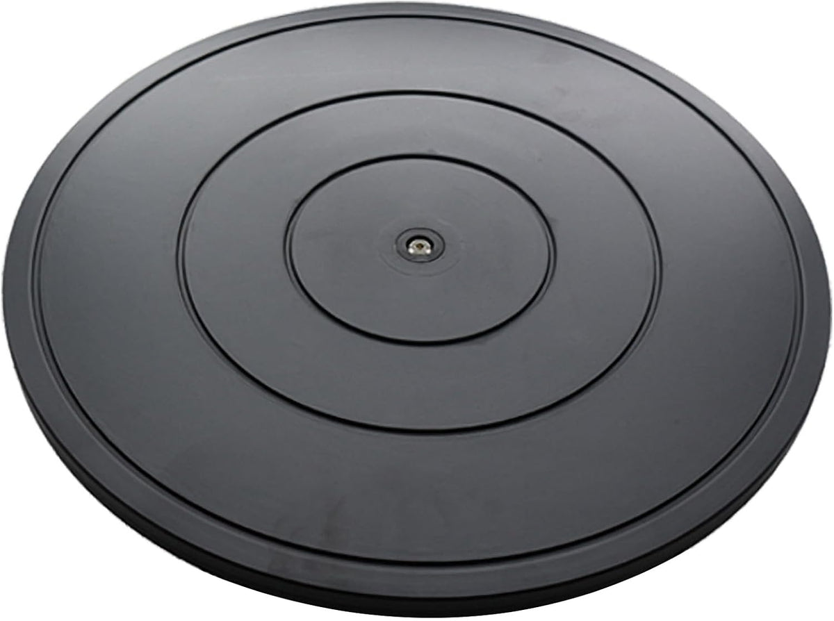 2 PCS 16 Inch Lazy Susan Turntable Heavy Duty Rotating Swivel Stand Lazy Susan with Steel Ball Bearings Flat Base Stand for Tv/Computer/Monitor/Arts/Crafts/Bonsai/Statue/Cabinet Organizer