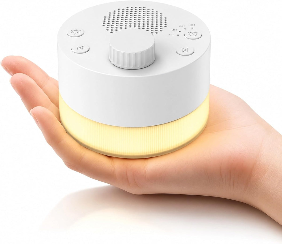 White Noise Machine with Night Light for Sleeping Portable Mini