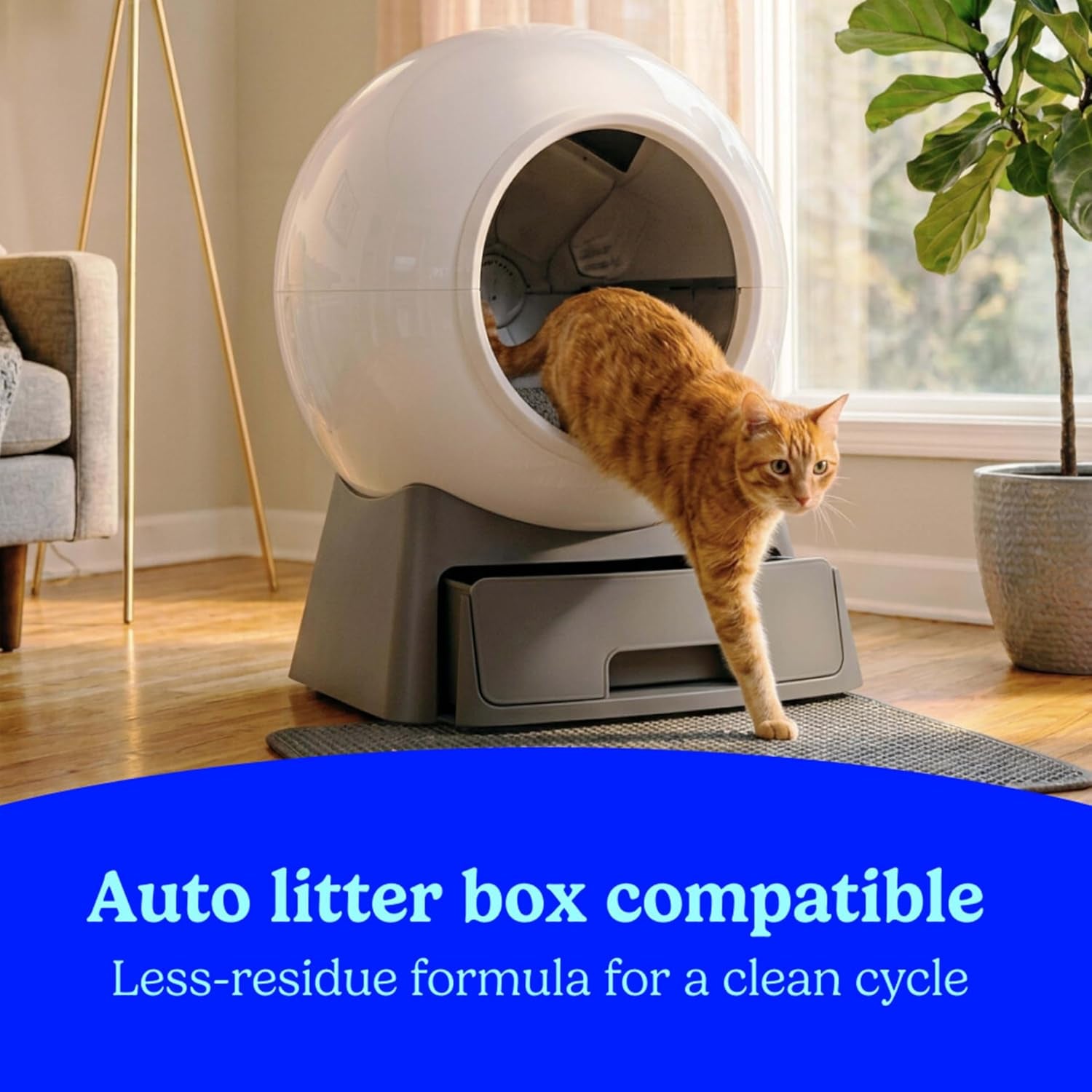 Fresh Step Odor Shield Multi Cat Clumping Cat Litter with Febreze Freshness, Low Dust, Odor Control with Ammonia Block Technology, Compatible in Automatic Litter Boxes, 14 Lb.