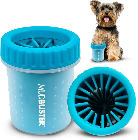 Dexas Small Dog Paw Cleaner, Pro Blue, Paw Washer for Dogs, Premium Quality Pet Supplies and Dog Accessories