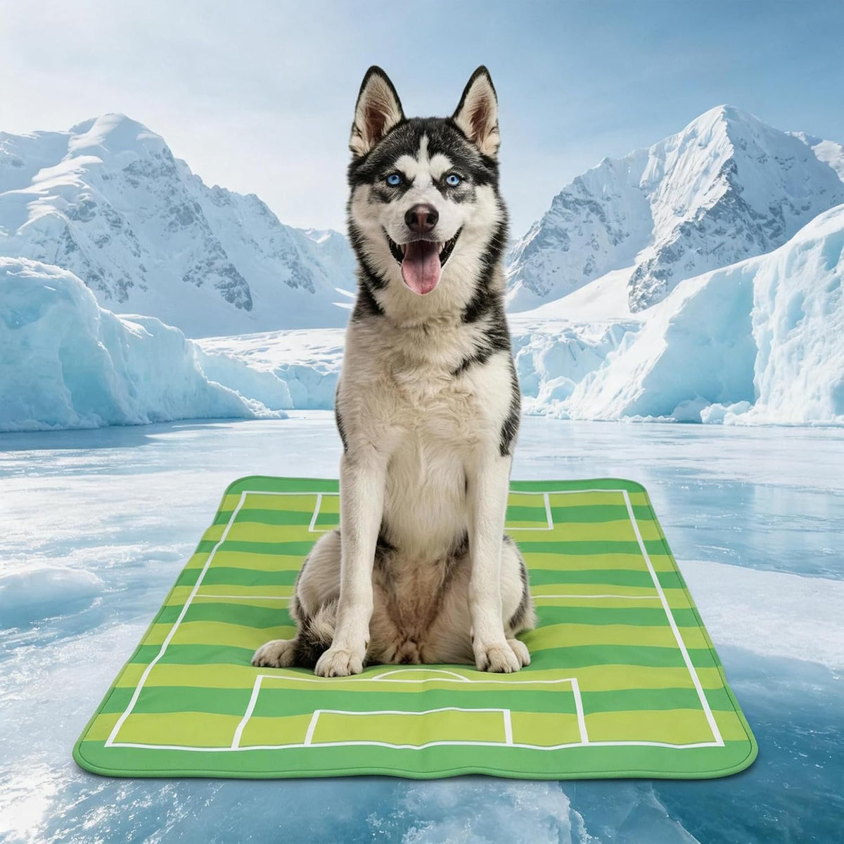 FIFA Dog Cooling Mat, Cooling Blanket for Dogs,Washable, M