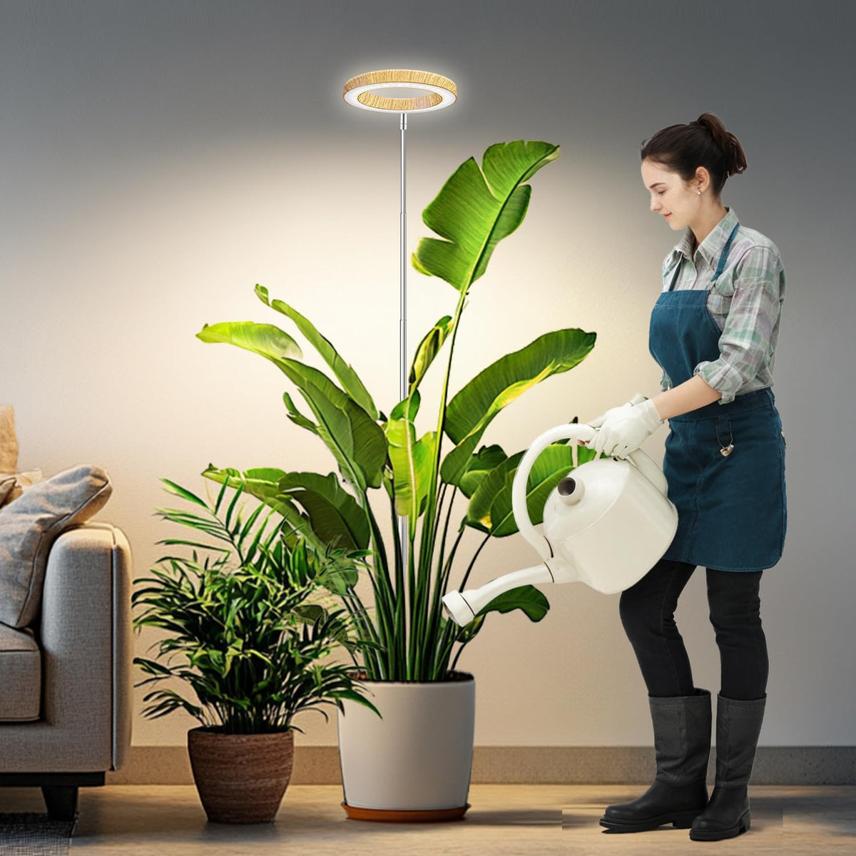 Kullsinss 6.3In Grow Lights for Indoor Plants, Full Spectrum Plant Light