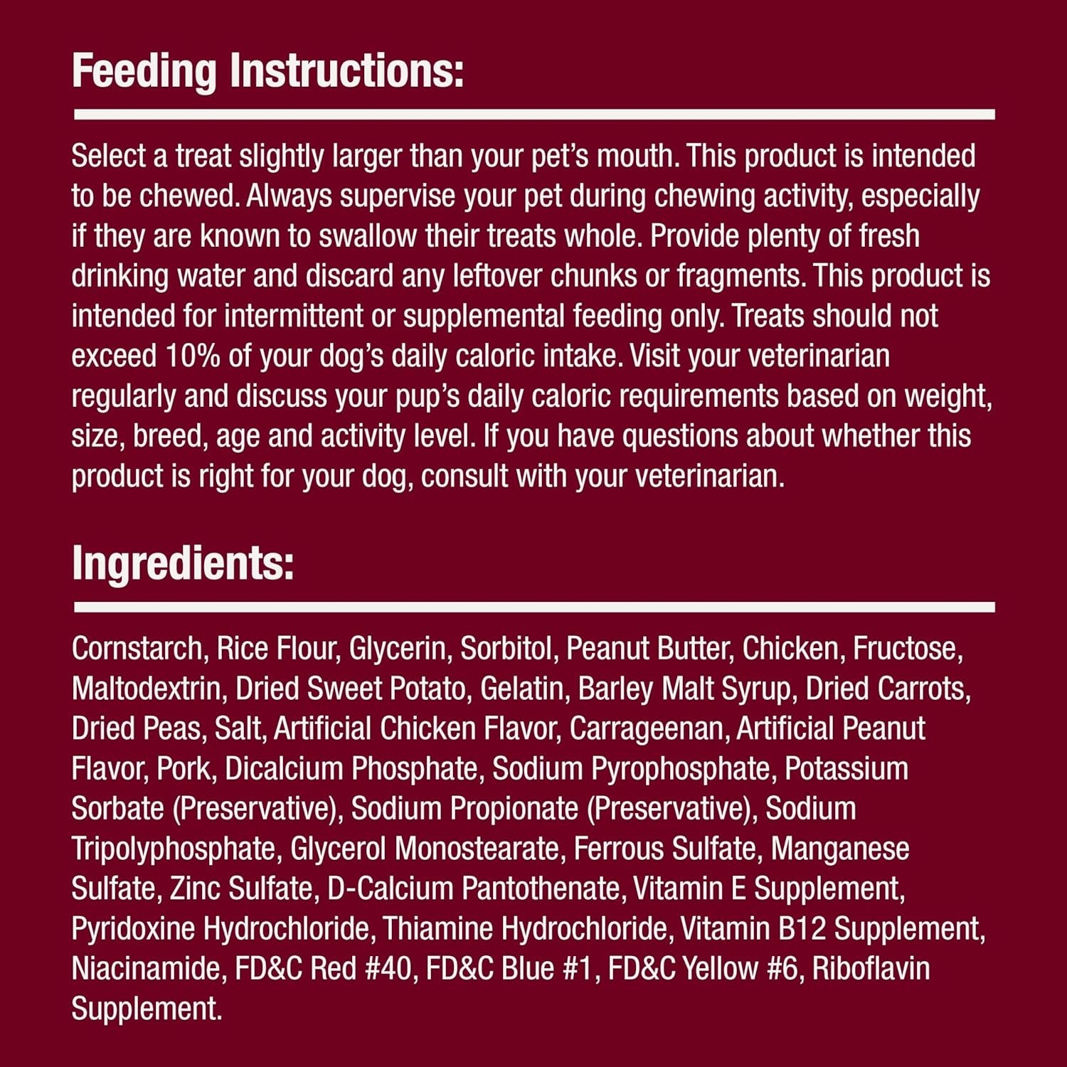 Smartbones Stuffed Twistz with Peanut Butter, Rawhide-Free Chews for Dogs Stuffed with Pork Flavor, 6 Twistz