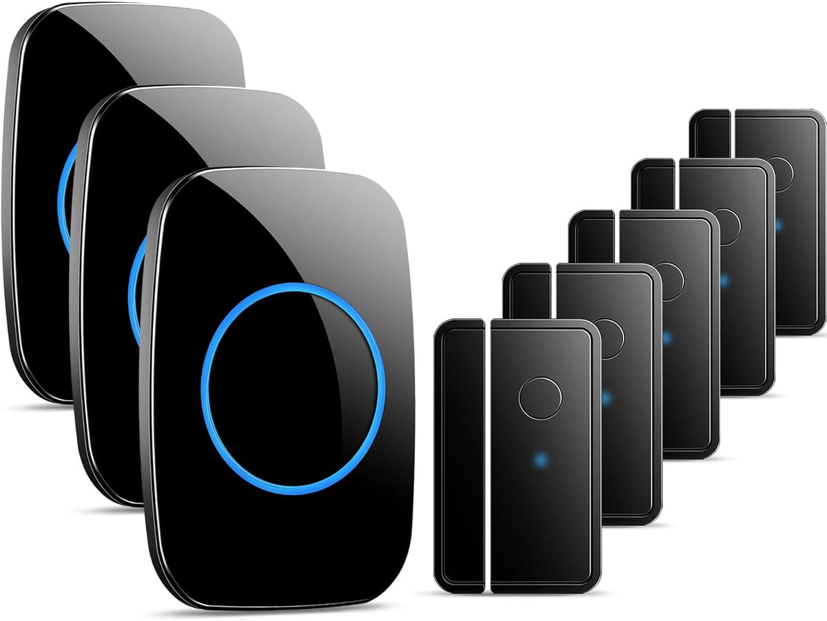 Fullhouse Door Chime When Door Opens, Wireless Door Sensor Entry Alarm