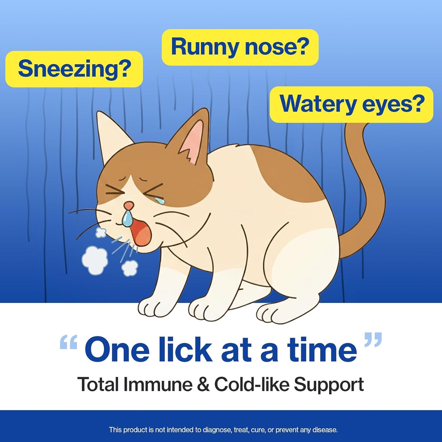 Doctor by FELYSIN L-Lysine for Cats Lickable Immune Support Supplement Allergy Relief, Sneezing, Runny Nose, Cold, Watery Eyes Respiratory Health with Beta-Glucan & Taurine – 30 Individually Packaged
