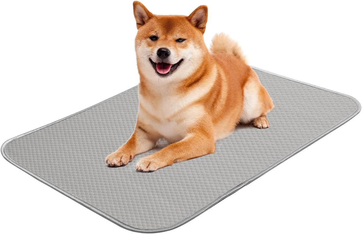 Buvlnee Summer Dog Cooling Mat Washable Ice Silk Self Cool Pad for Small Medium Large Dogs and Cats, Pet Sleeping Pad for Crate, Bed, Indoor & Outdoor Floor, Car Seats