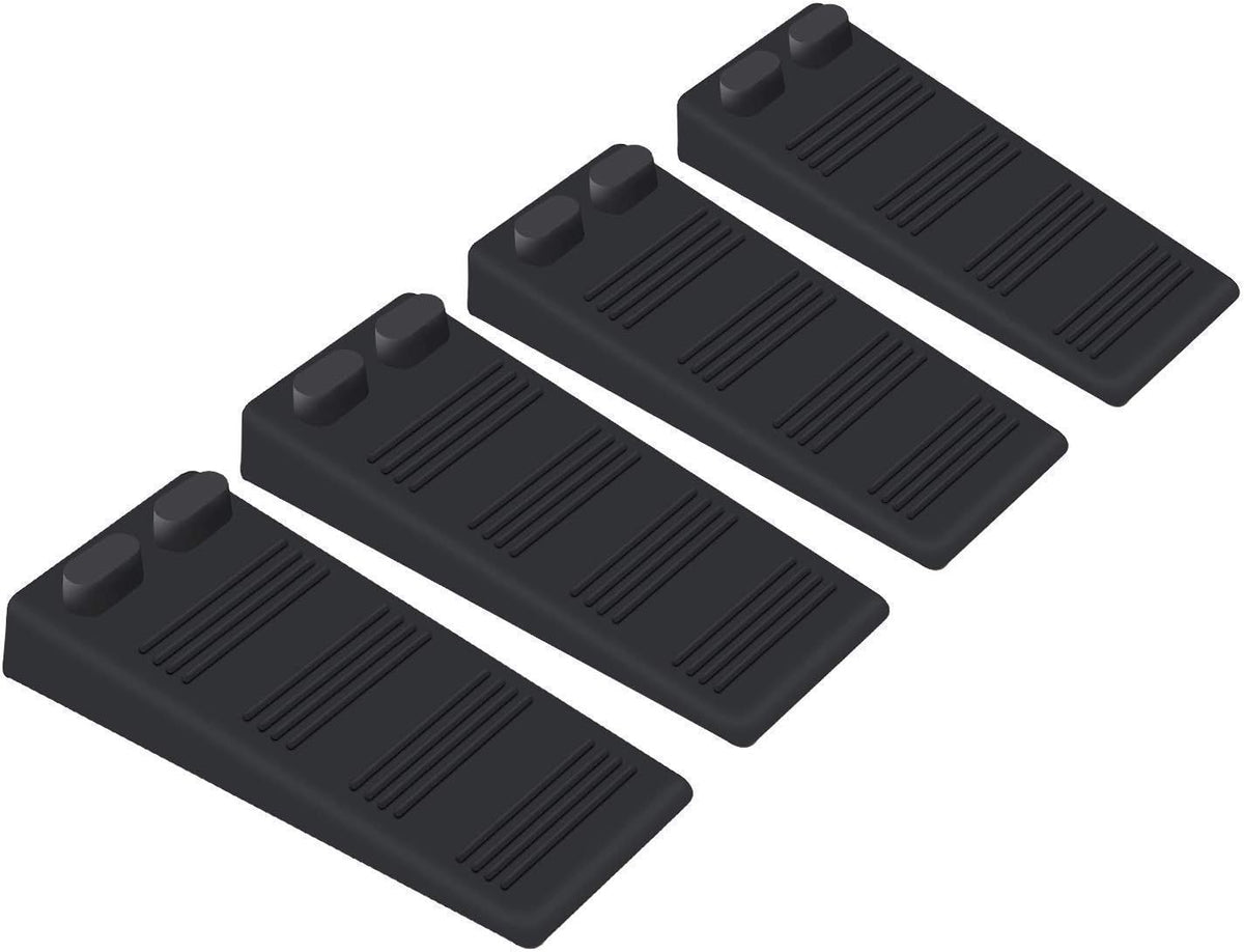 Thin Door Stoppers for Bottom of Door, Small Door Stop Rubber Wedge