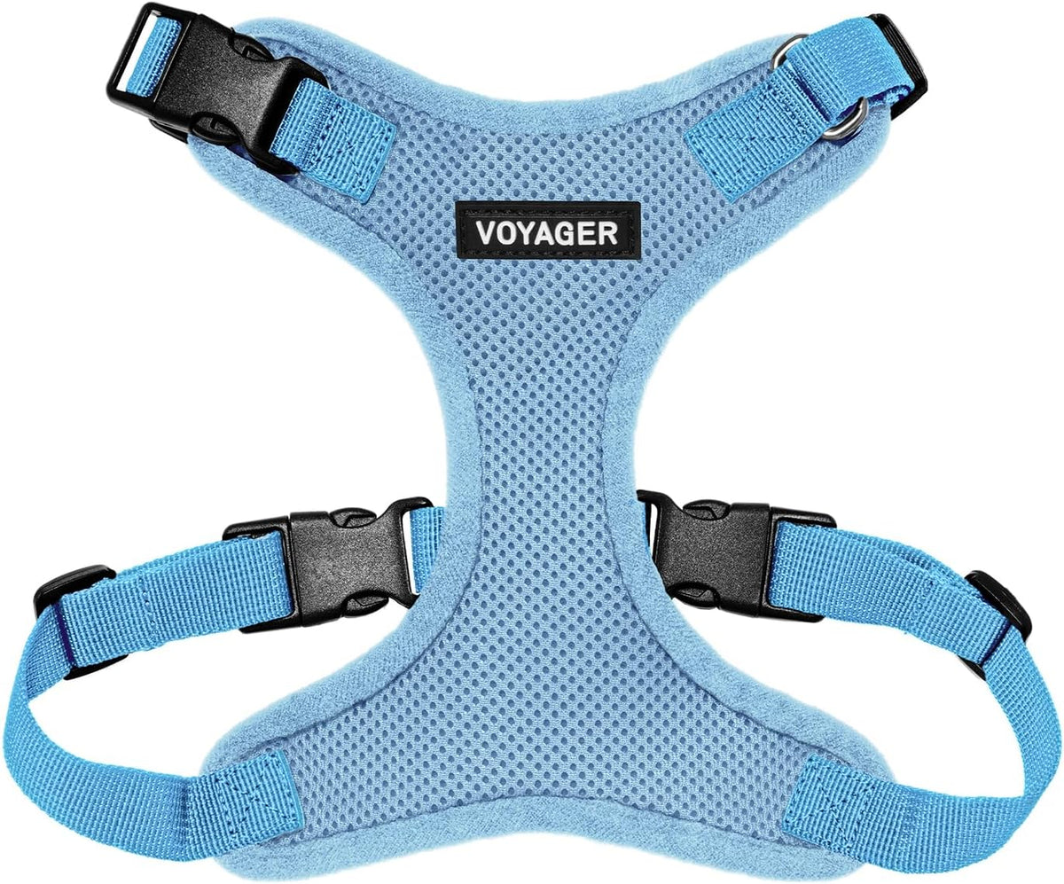 Voyager Step-In Lock Dog Harness - Baby Blue, Medium