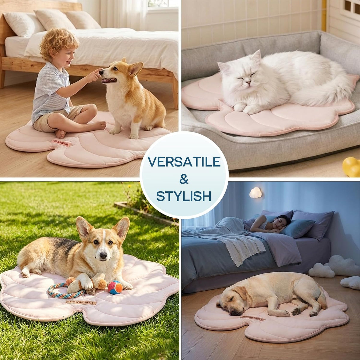 Dog Cooling Mat Washable Pet Cooling Mat, Self Cooling Mat for Dogs Large