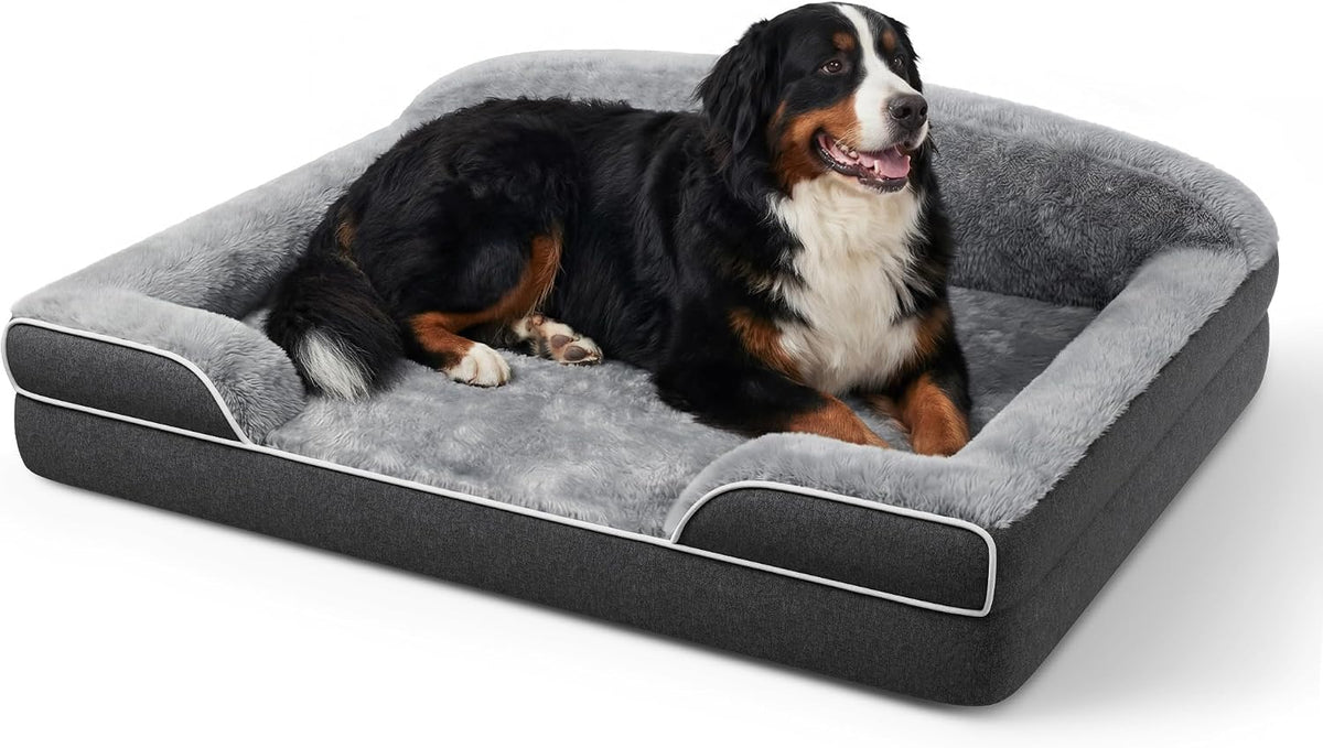 Orthopedic Dog Bed for Giant&Multiple Dogs, 53X42 XXXL Extra Large Dog Bed