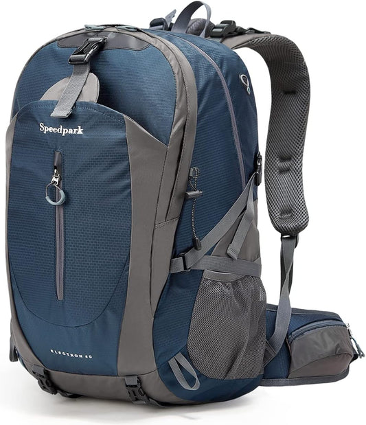 SPEEDPARK 40L Hiking Backpack, Lightweight Camping Daypack with Rain Cover