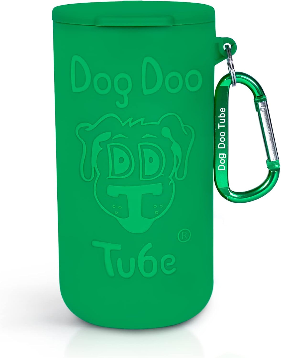 Dog Doo Tube Filled Dog Waste Bag Holders - Reusable Dog Poop Bag Tubes Designed to Keep in Odors and Germs