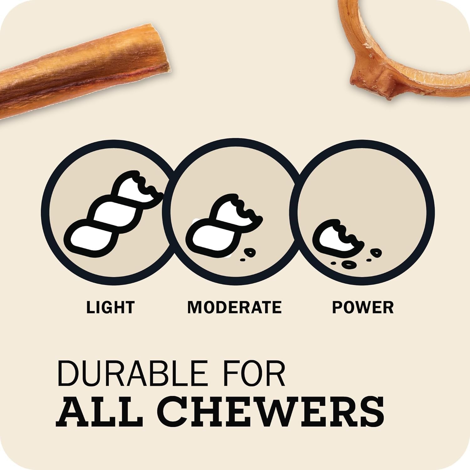 Redbarn Premium Bully Sticks for Dogs - 7 Inch, 6 Count - Long Lasting, Rawhide-Free, Slow Roasted, Low Odor & Highly Digestible, Single Ingredient Chews & All-Natural Dental Treats for Chewers