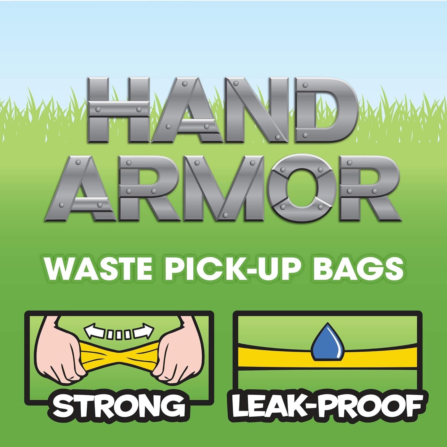 Bags on Board Dog Poop Bags with Easy Tie Handles, Drawer Pack, 200 Count | Extra Thick Waste Pickup Bags, Easy Tie Handles, Easy Dispensing Drawer Pack, Strong Leak Proof Design, 200 Count