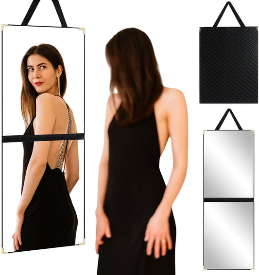 Foldable Full Length Travel Mirror for Dancer Camping and Travel