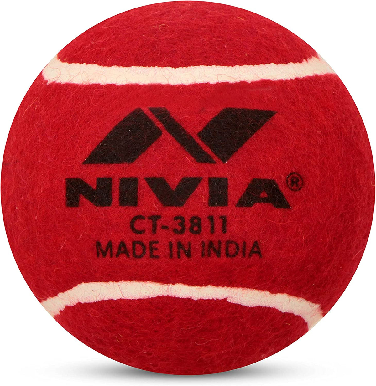 Nivia Heavy Tennis Ball Cricket Ball (Pack of 12)