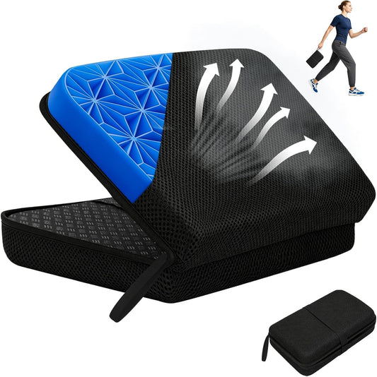 Honeycomb Gel Seat Cushion 16"X12" Foldable for Tailbone & Pressure Relief