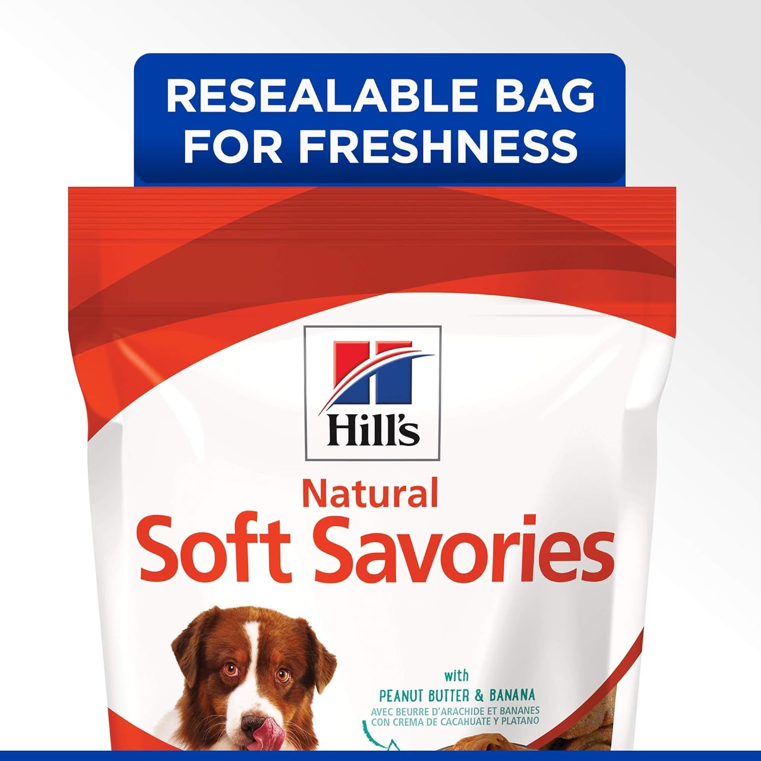 Hill'S Natural Soft Savories Dog Treats, Peanut Butter & Banana, 8 Oz. Bag