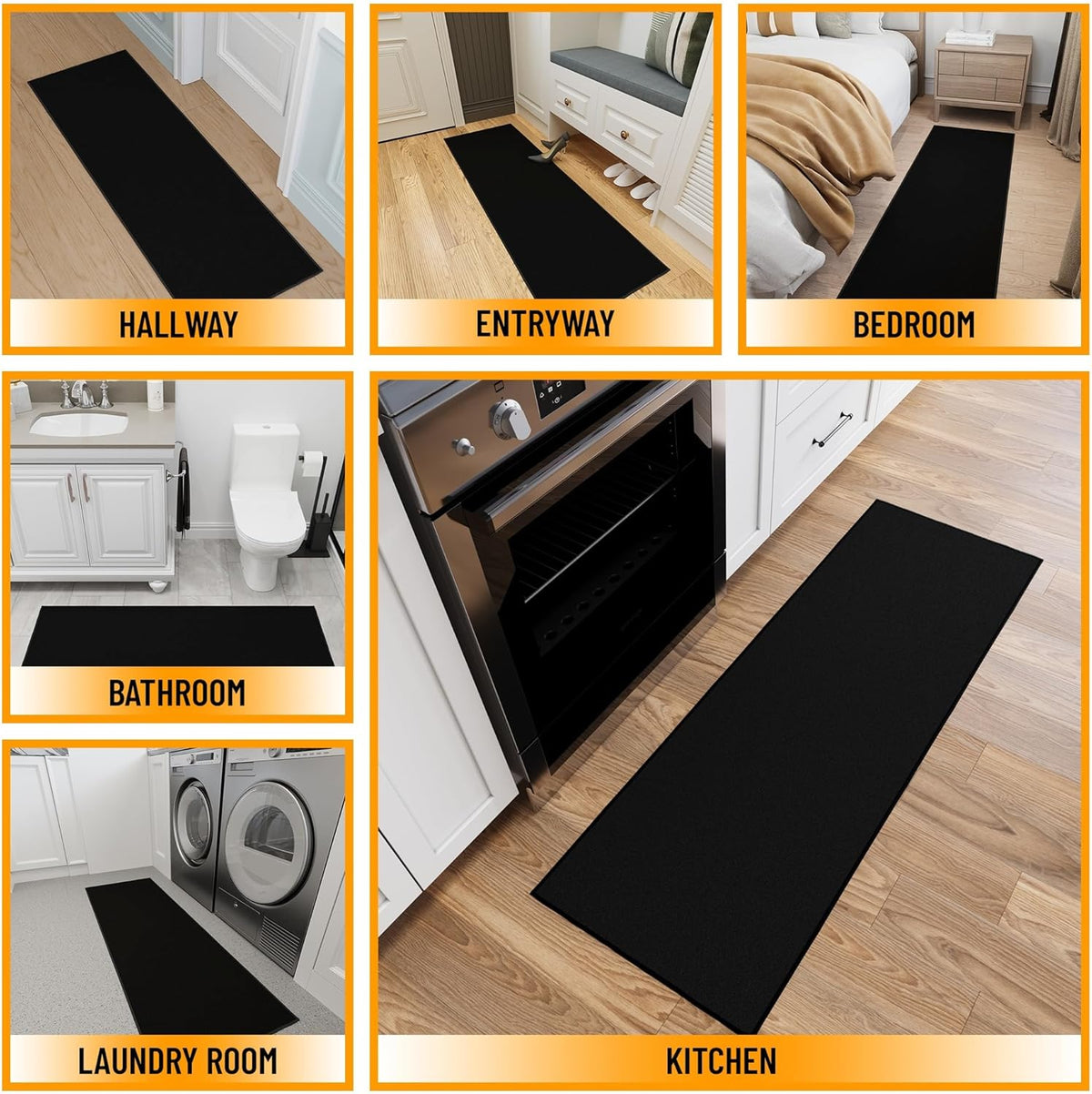 Ottomanson 2X6 Runner Rugs for Hallway – Kitchen Rug Runner