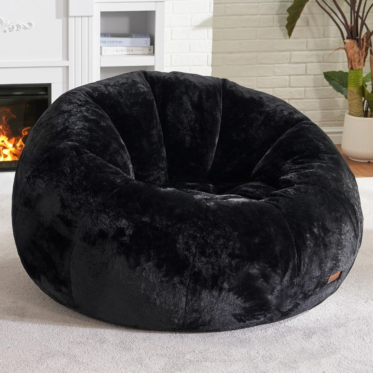 Hobestluk Large Bean Bag Chairs for Adults Donut-Shaped Giant Sofa Lounge