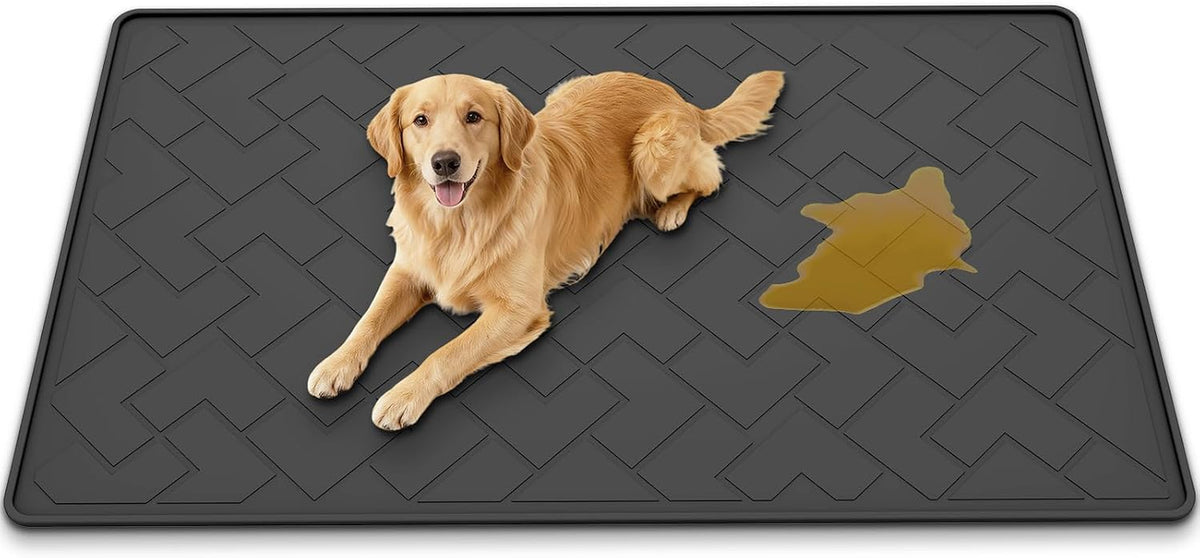 Washable Pee Pads for Dogs, 60" X 37" Extra Large Reusable Dog Pee Pad, Heavy Duty Waterproof TPE Puppy Training Pad for Large Dogs, Non Slip Leakproof Pet Mat for Crate, Floor & Car Boot Liner