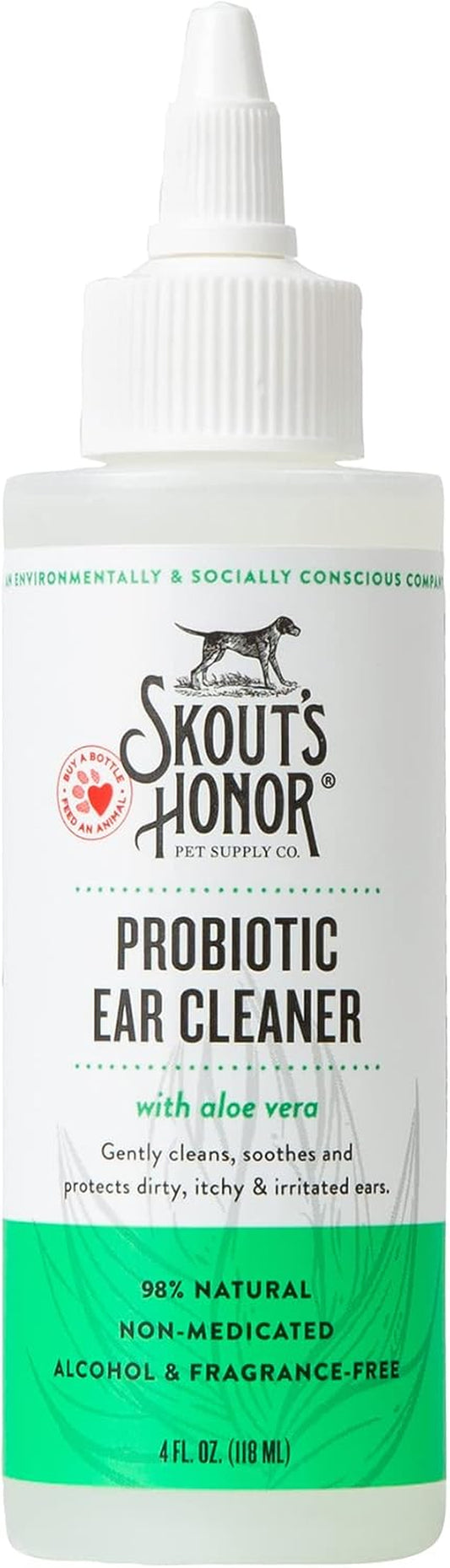 SKOUT'S HONOR Probiotic Dog Ear Cleaner, 4 Oz