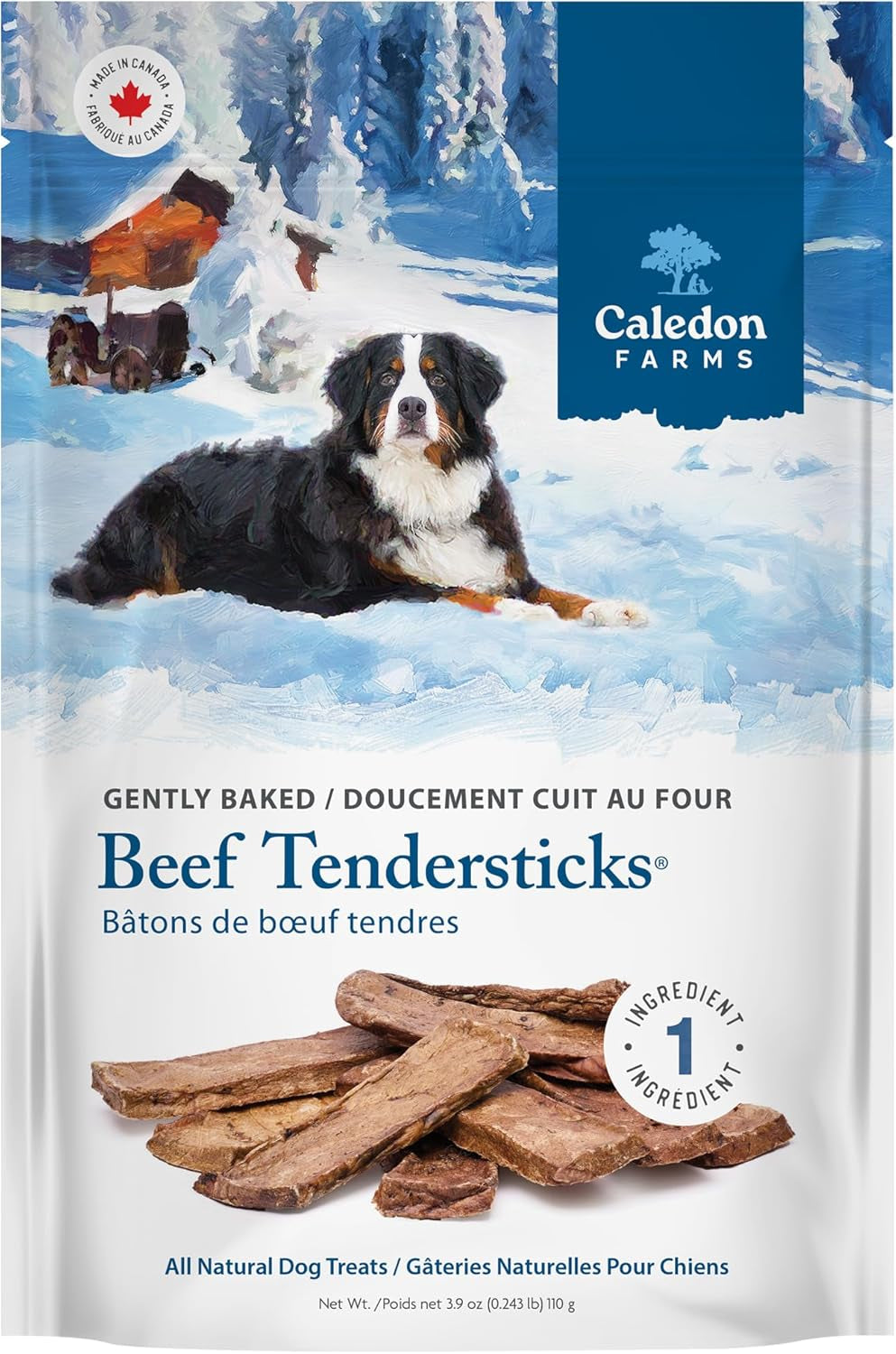 Caledon Farms Beef Tendersticks All Natural Dog Treats 3.9Oz / 110 Grams