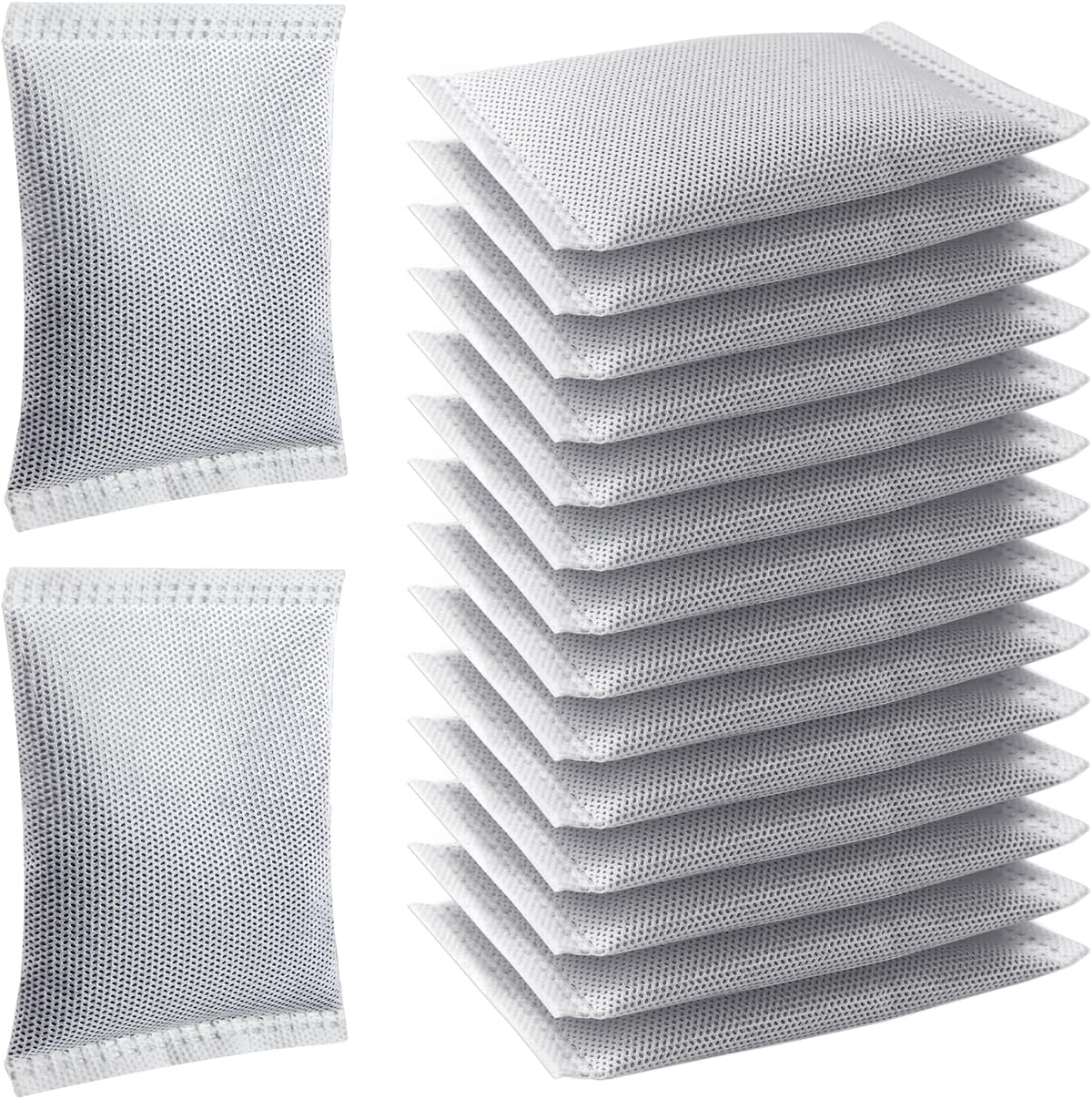 16 Pcs Activated Charcoal Trash Can Filter for 8 Gallon & Larger Bins