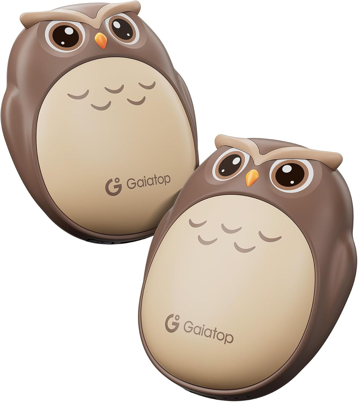 Gaiatop Rechargeable Hand Warmers 2 Pack, Owl Reusable Handwarmers