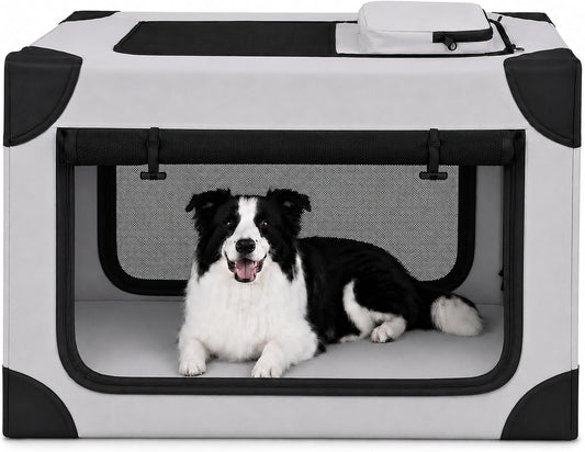 36 Inch Portable Collapsible Soft Dog Crate for Large Dogs