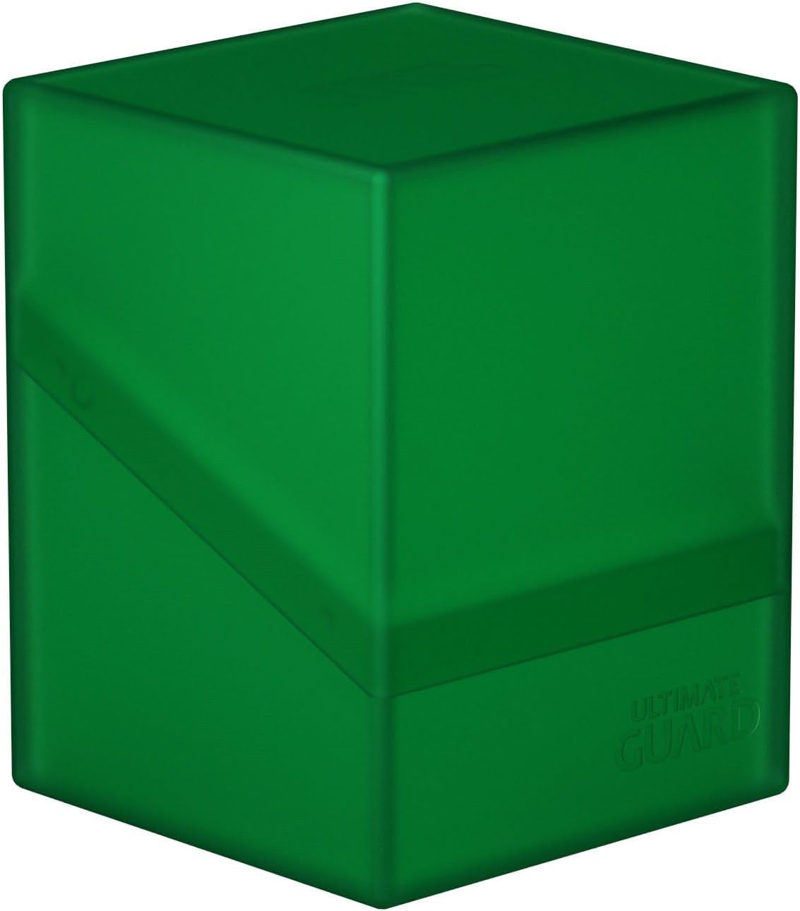 Ultimate Guard Boulder 100+ Classic, Deck Case for 100 Double-Sleeved TCG Cards, Emerald, Secure & Durable Storage for Trading Card Games, Soft-Touch Finish