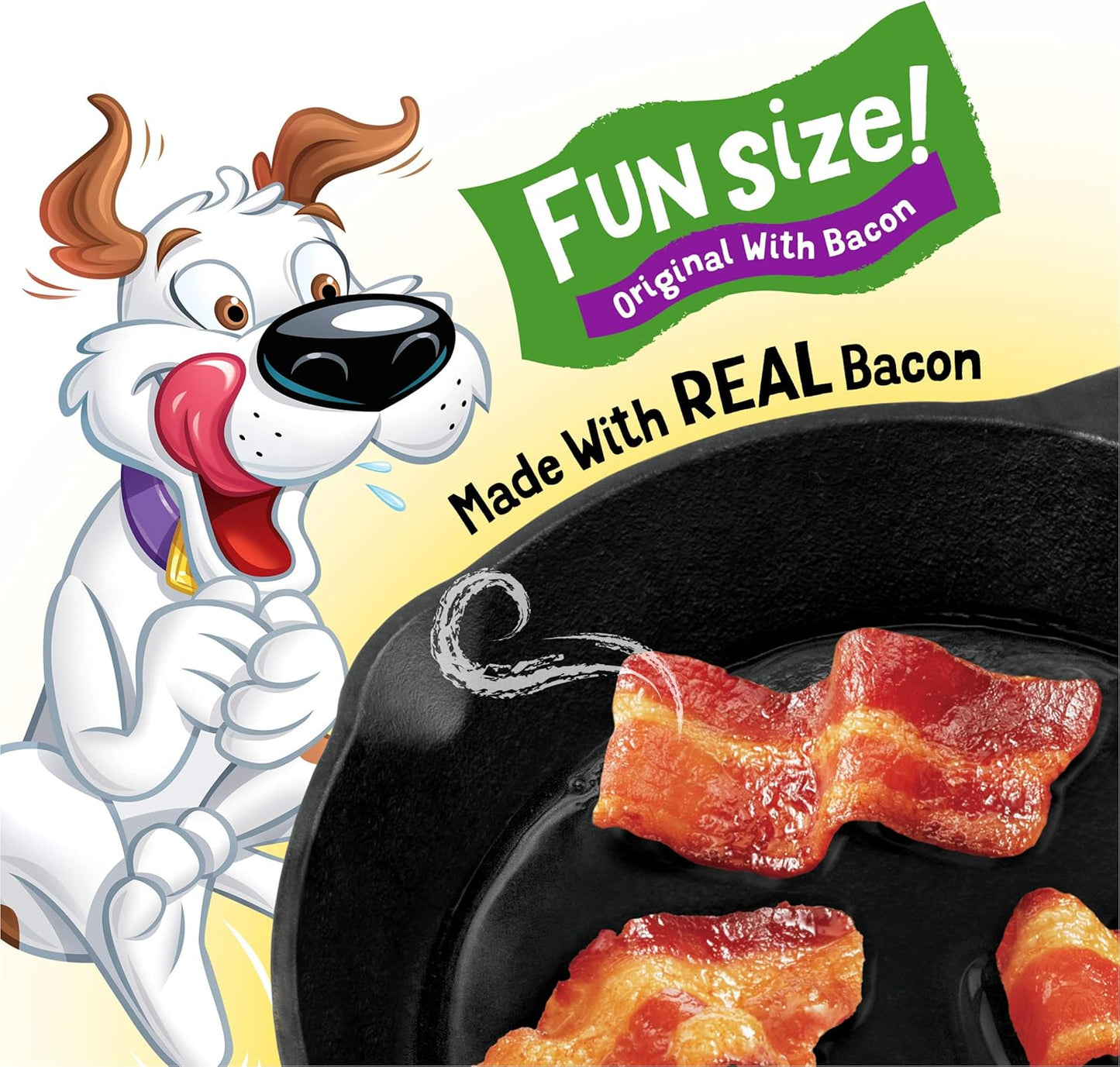 Purina Beggin' with Real Meat Dog Treats, Fun Size Original with Bacon Flavor - 25 Oz. Pouch