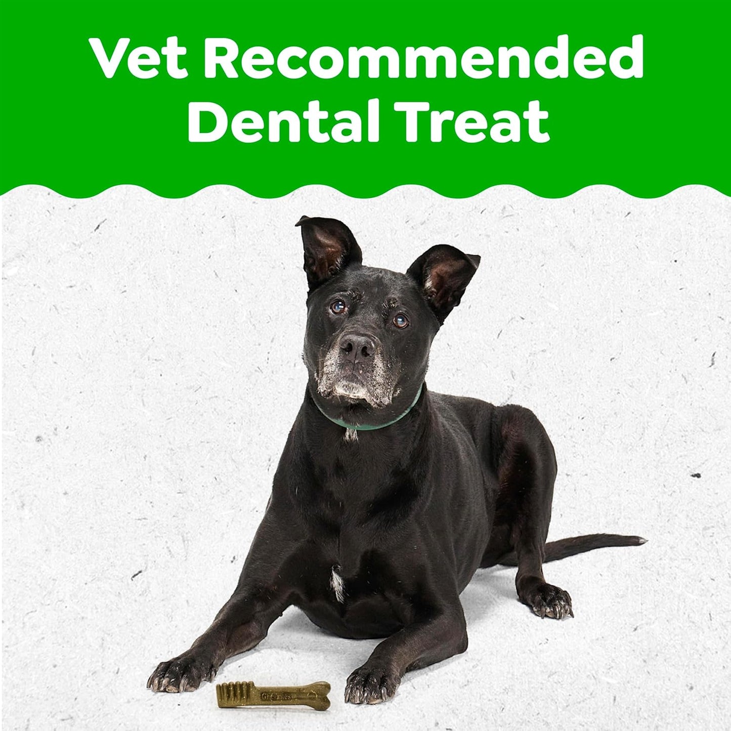 Greenies Dental Treats for Dogs, Veterinarian-Recommended Aging Care Adult Natural Dental Dog Treats, Teenie Size, 27 Oz. Pack, 96 Count