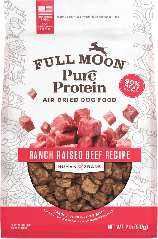 Full Moon® Pure Protein Air Dried Dog Food Ranch Raised Beef Recipe 2Lb