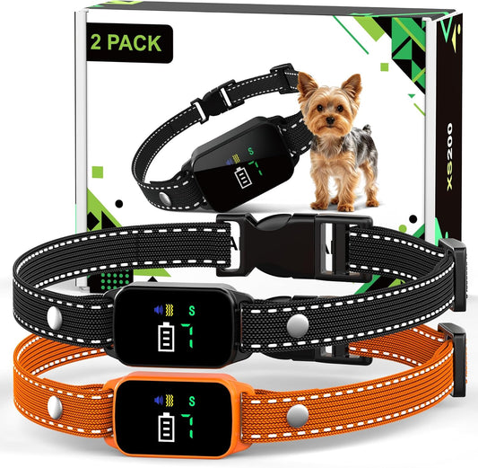 Bark Collar for Dogs, 2Pack Small anti Barking Collar