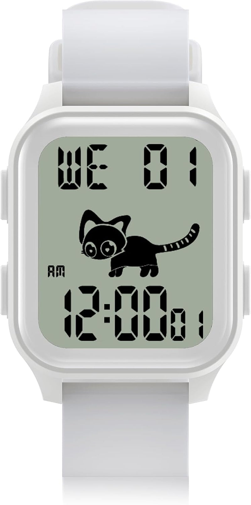EZON T048 Digital Kids Watch for Teens Girls Boys,Sport Watch with Virtual Pet Cat Step Counter Stopwatch Pedometer Timer Alarm, No App Waterproof Fitness Tracker for Ages 7-18