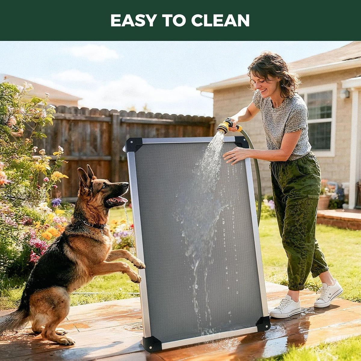 FXW Titannest Padded Chew-Proof Elevated Dog Bed for Large Dogs