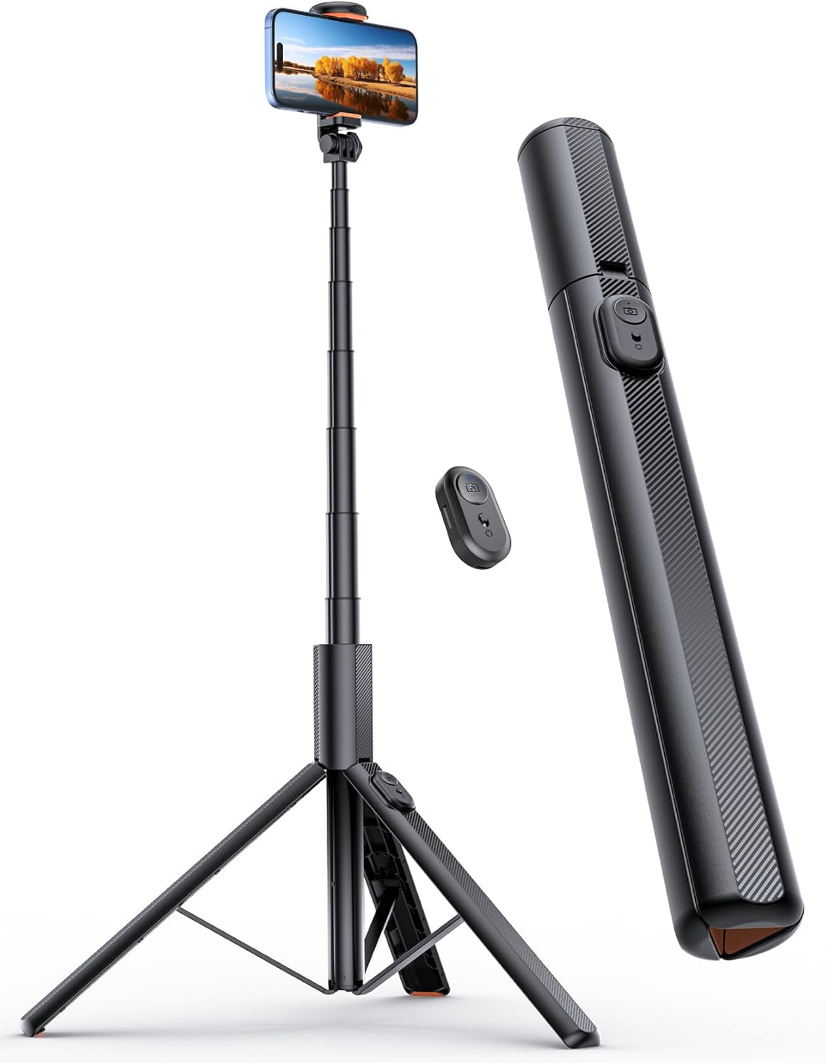 ANXRE 71" Phone Tripod with 1/4" Camera Mount, NT79 Extendable Selfie Stick
