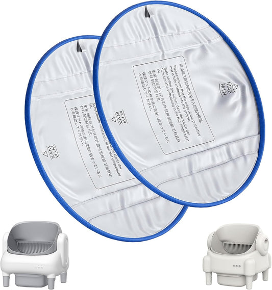 2-Pack Waterproof Pads for PARUUNTYS Self-Cleaning Cat Litter Box