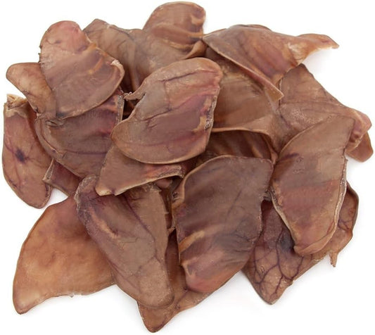 Gigabite Pig Ears Chews for Dogs - Whole Ears, 20 Count