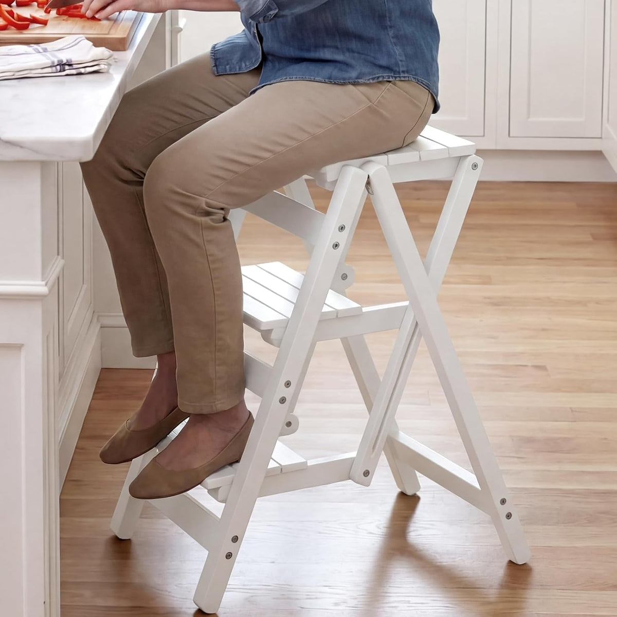 Step Stool for Adults/Step Ladder/Counter Chair