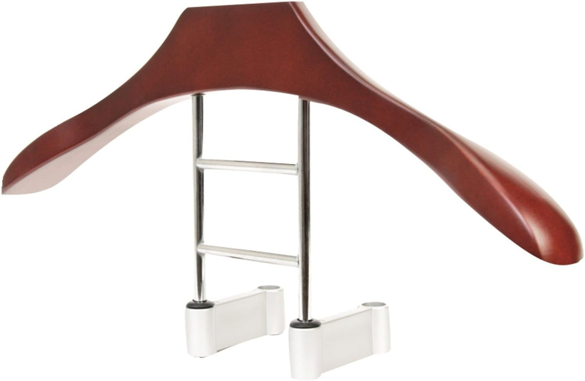 MAXSA 20022 Car Butler Premium Wood/Metal Coat Hanger, Use W/ Car Headrest