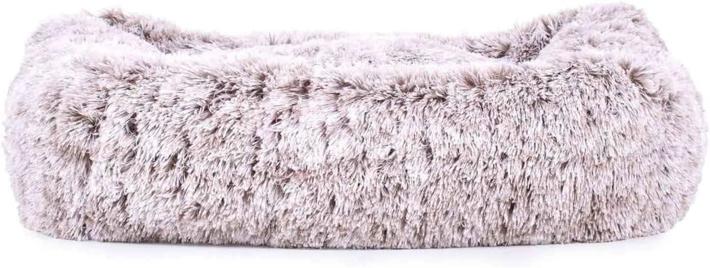 Carolina Pet Teddy Bear Kuddler Bed - Brown, L