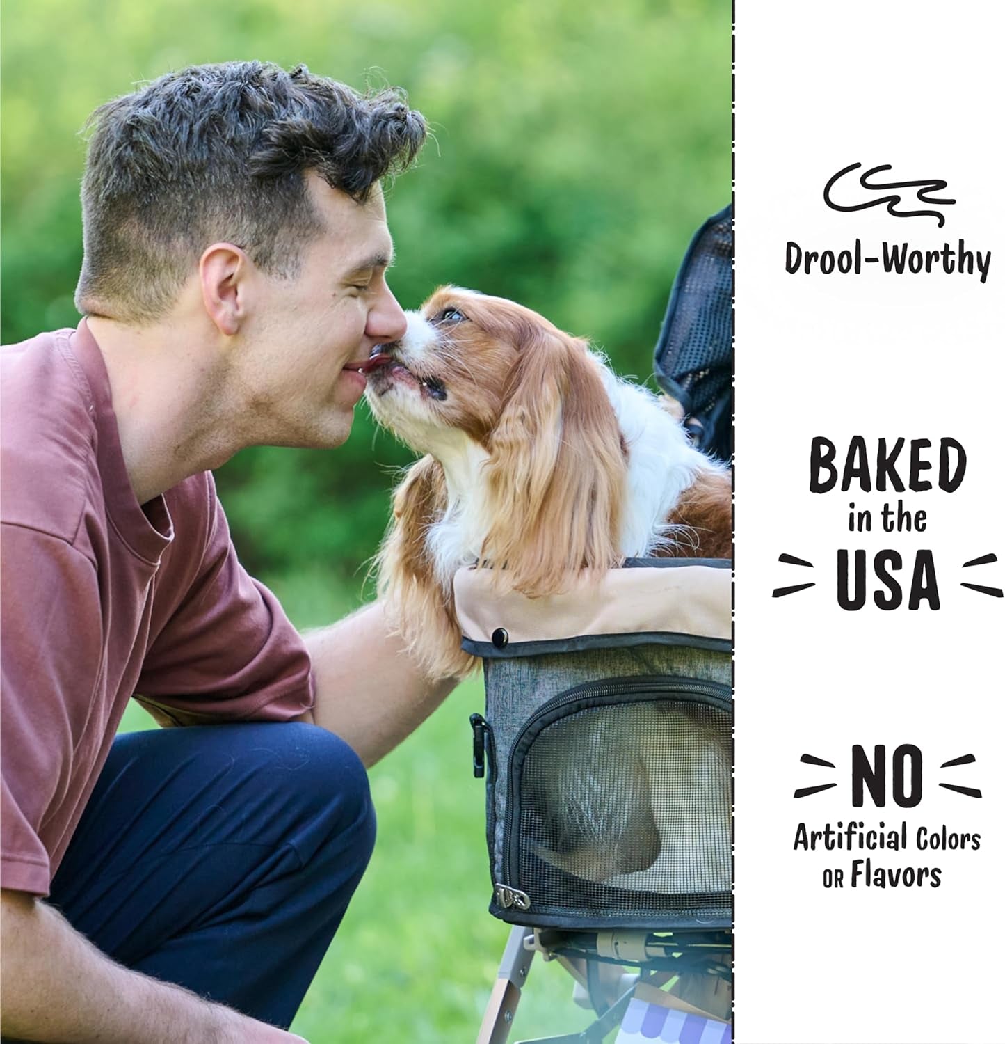 Three Dog Bakery Red Velvet Valentine'S Day Lick'N Crunch 13 Oz