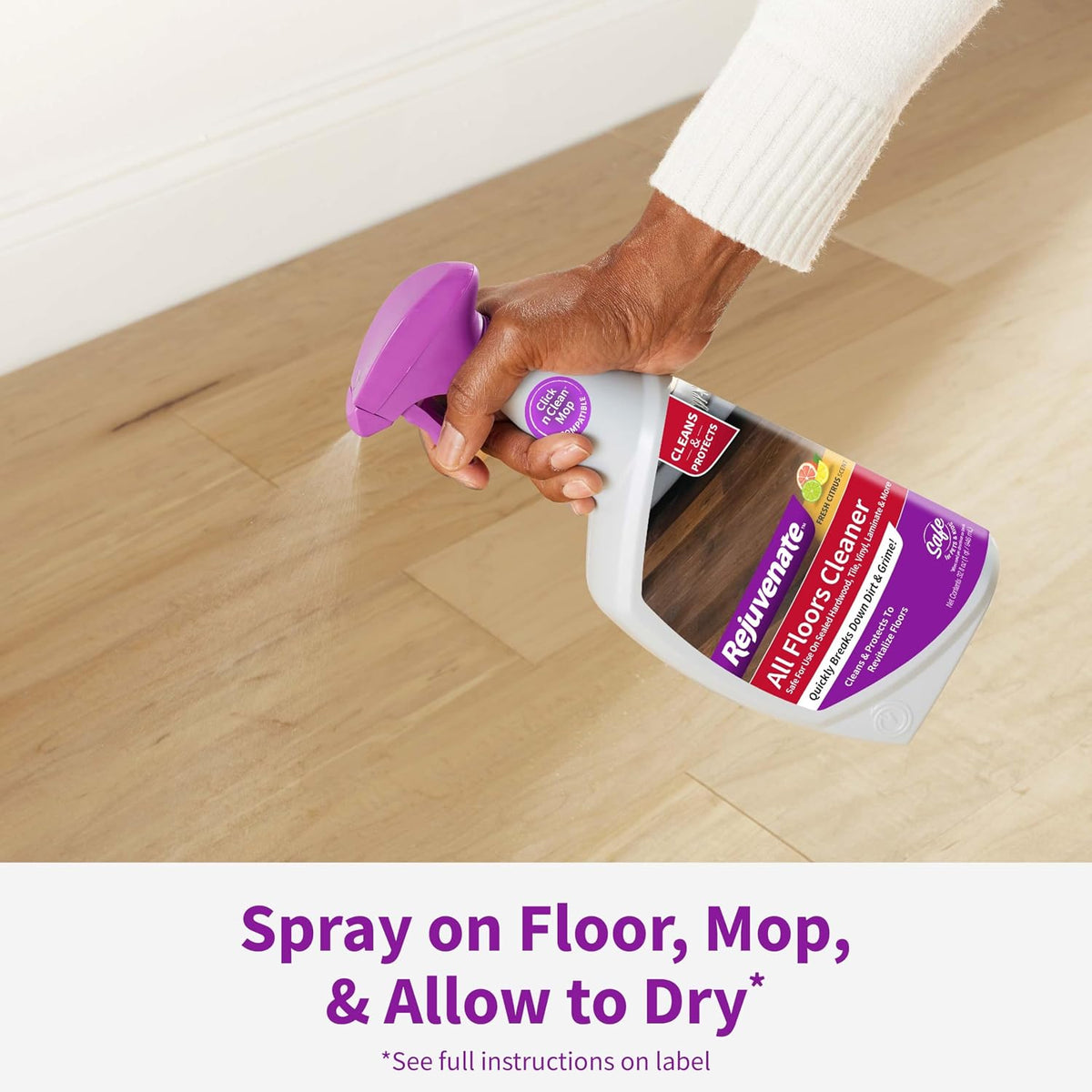 Rejuvenate All Floors Cleaner Refill 1 Gal, Fresh Citrus Scent
