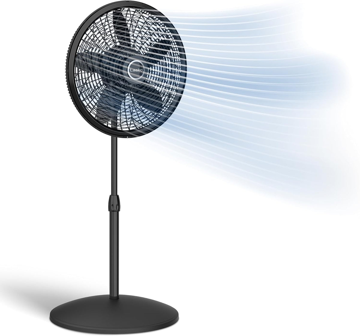 Lasko Adjustable Pedestal Fan - 18” - 1827 - Black