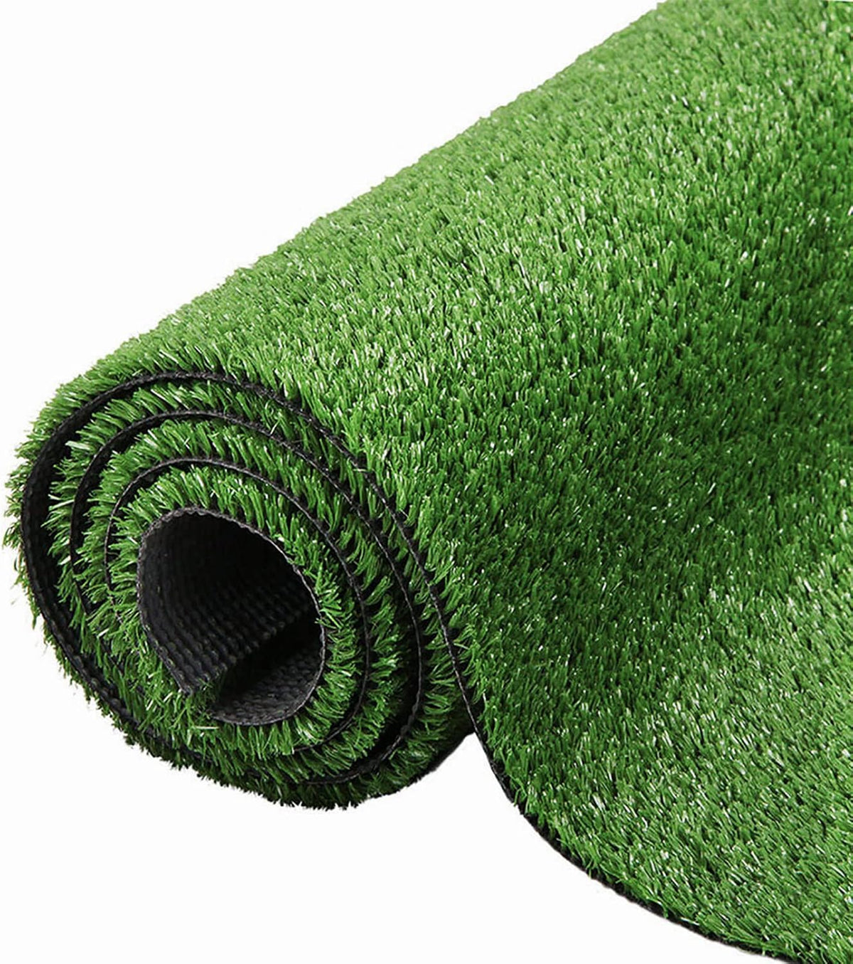 Artificial Grass Turf Lawn Outdoor Indoor 4Ftx6Ft Fake Grass Carpet for Pets 0.4 Inch Realistic Faux Grass Rug with Drain Holes for Garden Lawn Landscape Balcony Party Wedding Christmas Rug