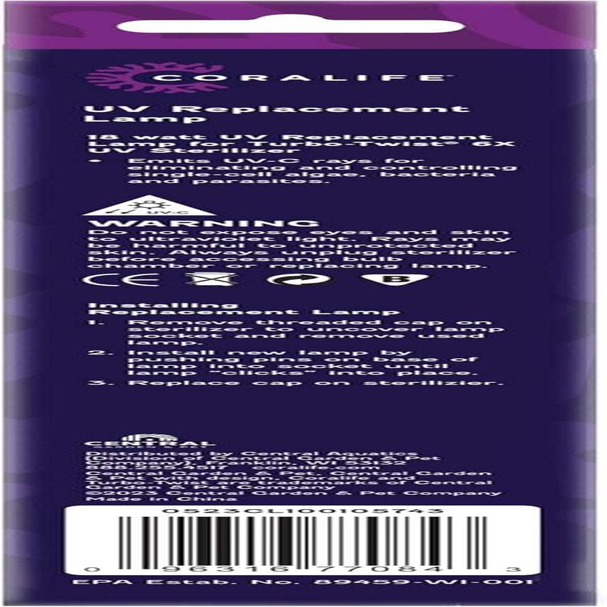 18 WATT PC Ultraviolet Bulb (Tetra)