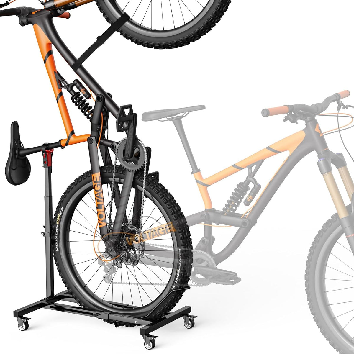 Housolution Vertical Bike Stand with Wheels up to 29" [1Pack], No Drilling